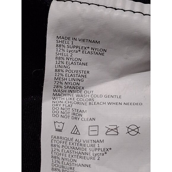 PrAna Womens Black Nylon & Elastane Leggings Size M Hiking Yoga Biking - Picture 5 of 8